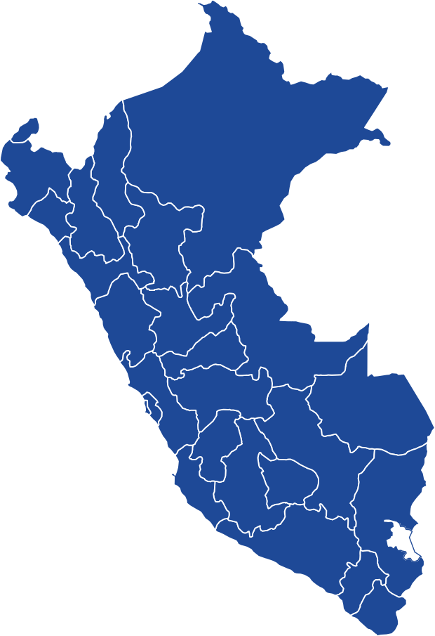 Cobertura de servicio en todo el Peru